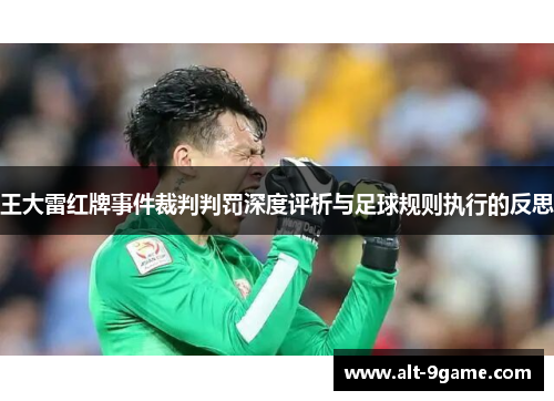 王大雷红牌事件裁判判罚深度评析与足球规则执行的反思